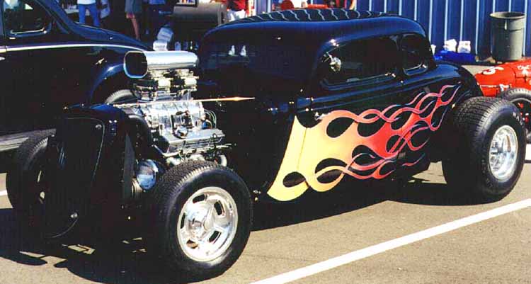 34 Ford Channeled 5 Window Coupe Hot Rod