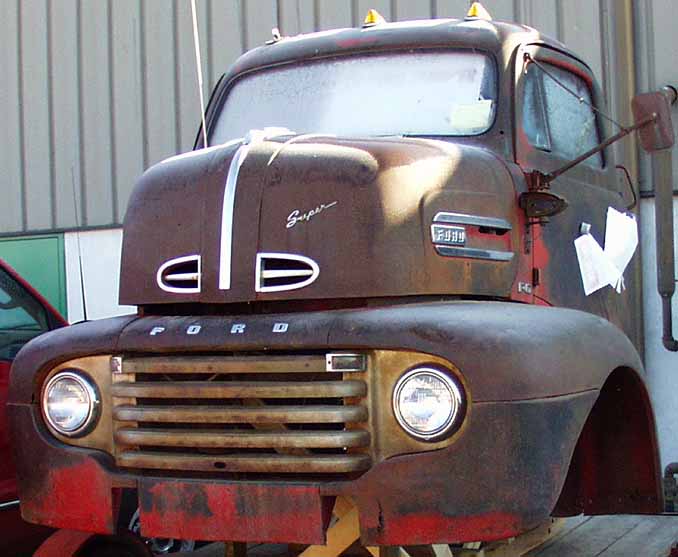 49 Ford COE Cab