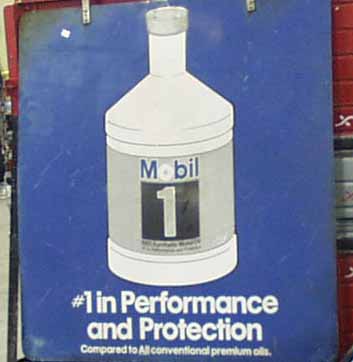 Sign Mobil 1 Oil