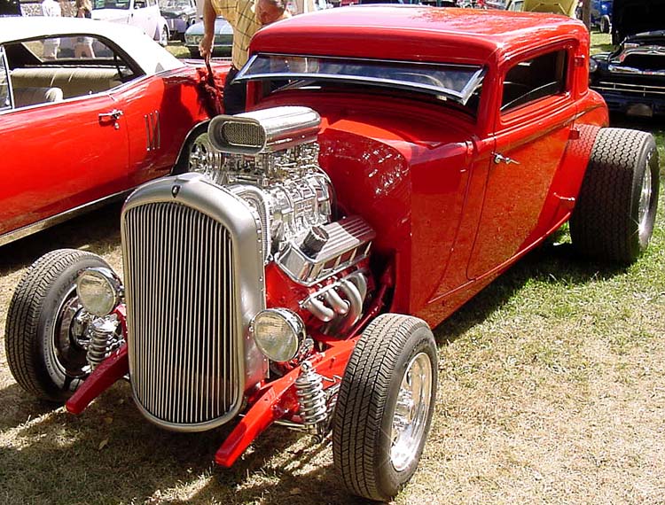 32 Plymouth Hiboy Chopped 3W Coupe
