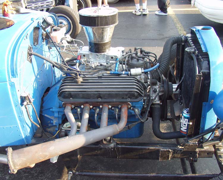 28 Ford Model A Hiboy Chopped Tudor Sedan w/SBF V8