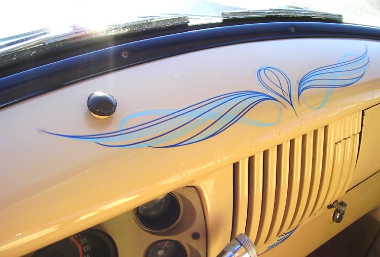 54 Chevy Pickup Custom Dash