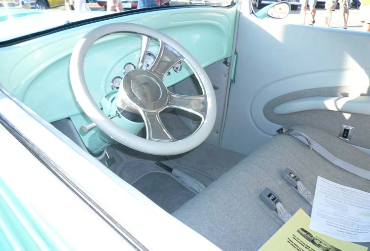 35 Chevy Chopped 2dr Sedan Custom Dash