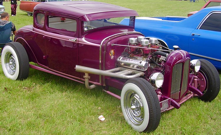 31 Ford Model A Hiboy Chopped Coupe